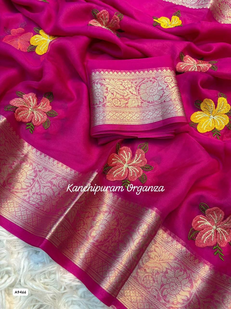 Organza Jacquard Saree