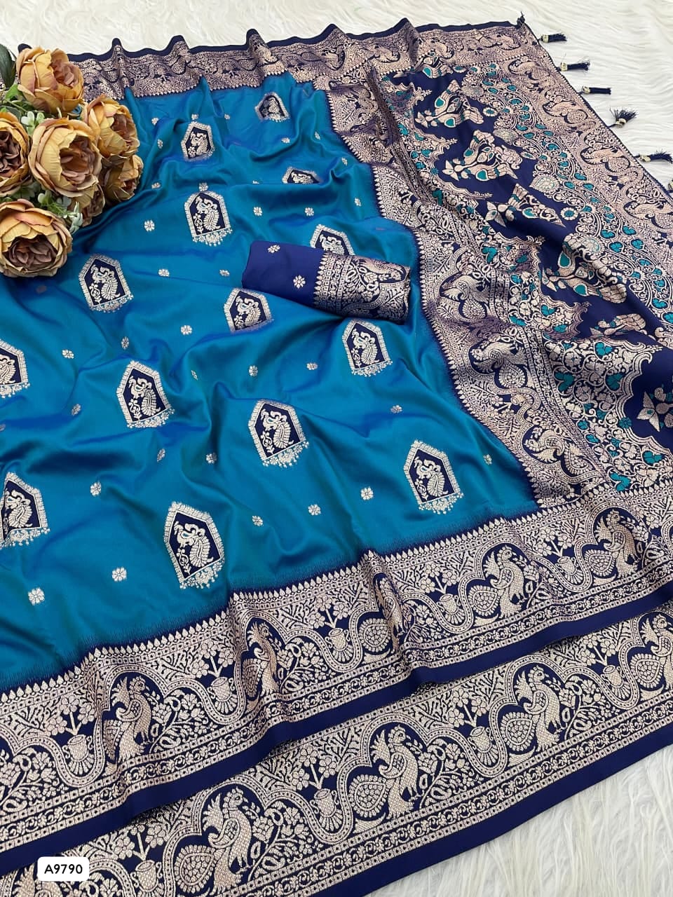 Party Wear Bnarsi Saree