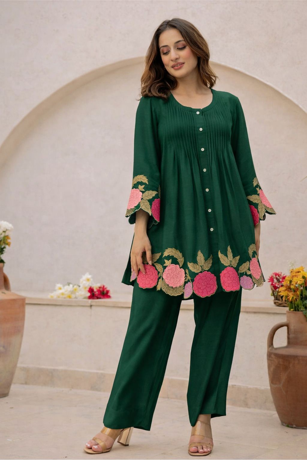 Party Wear Cotton Cord-Set