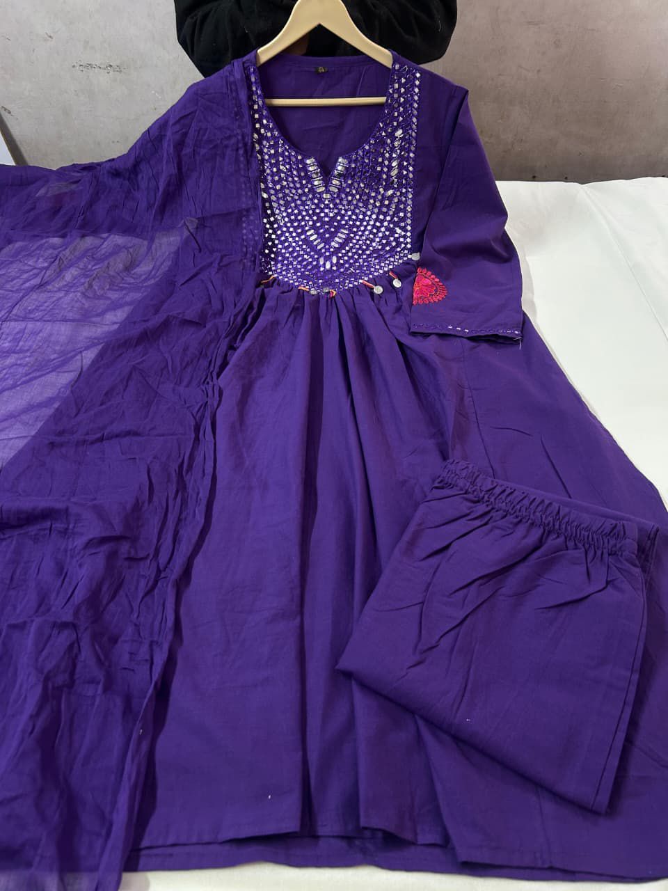💫Cotton Party Wear Dress