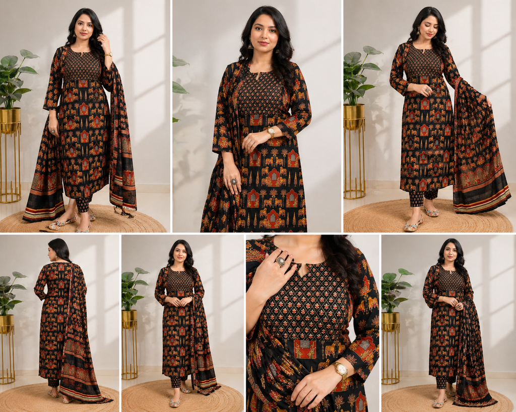 💖Cotton Stitched Suit