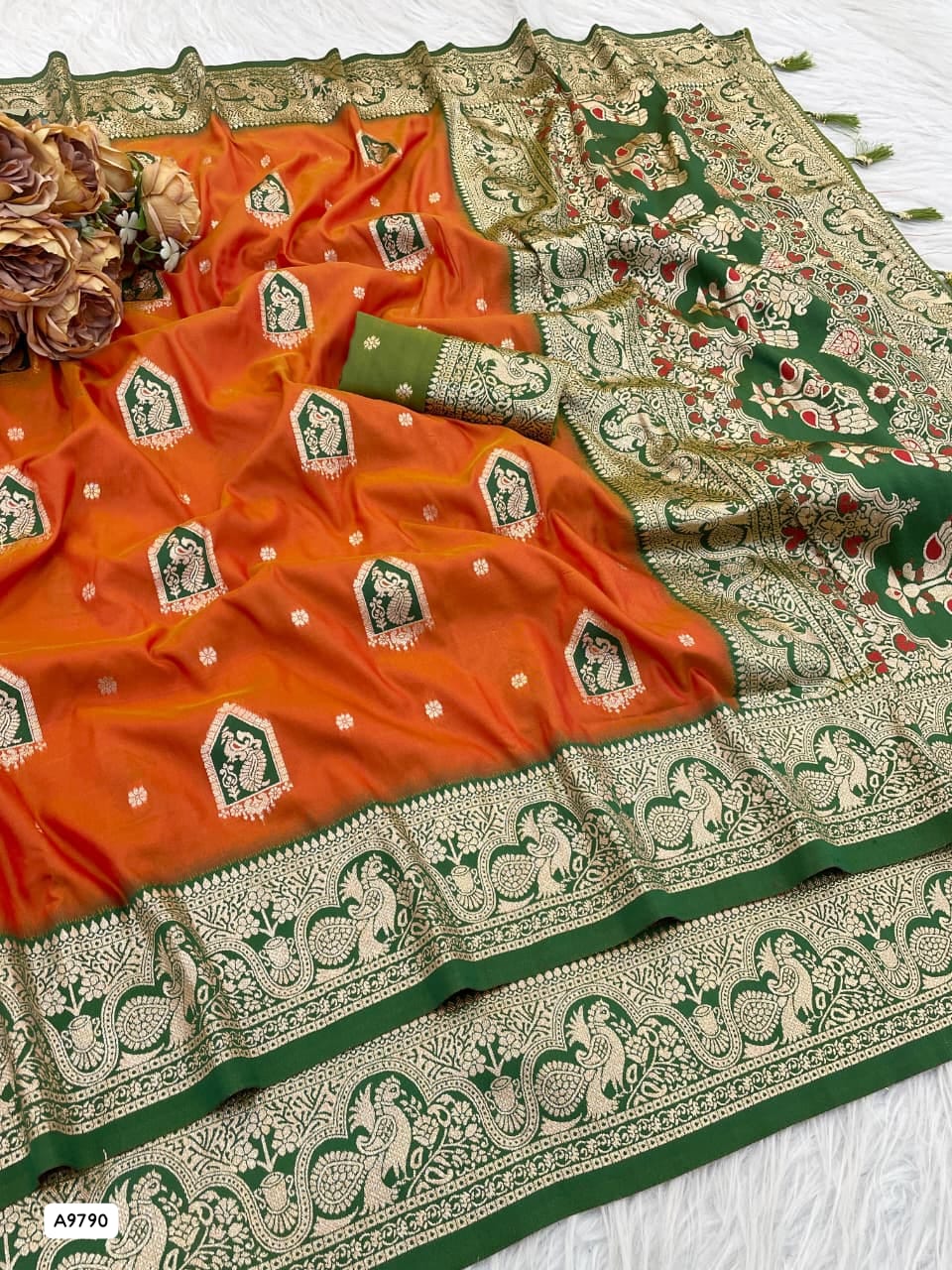 Party Wear Bnarsi Saree