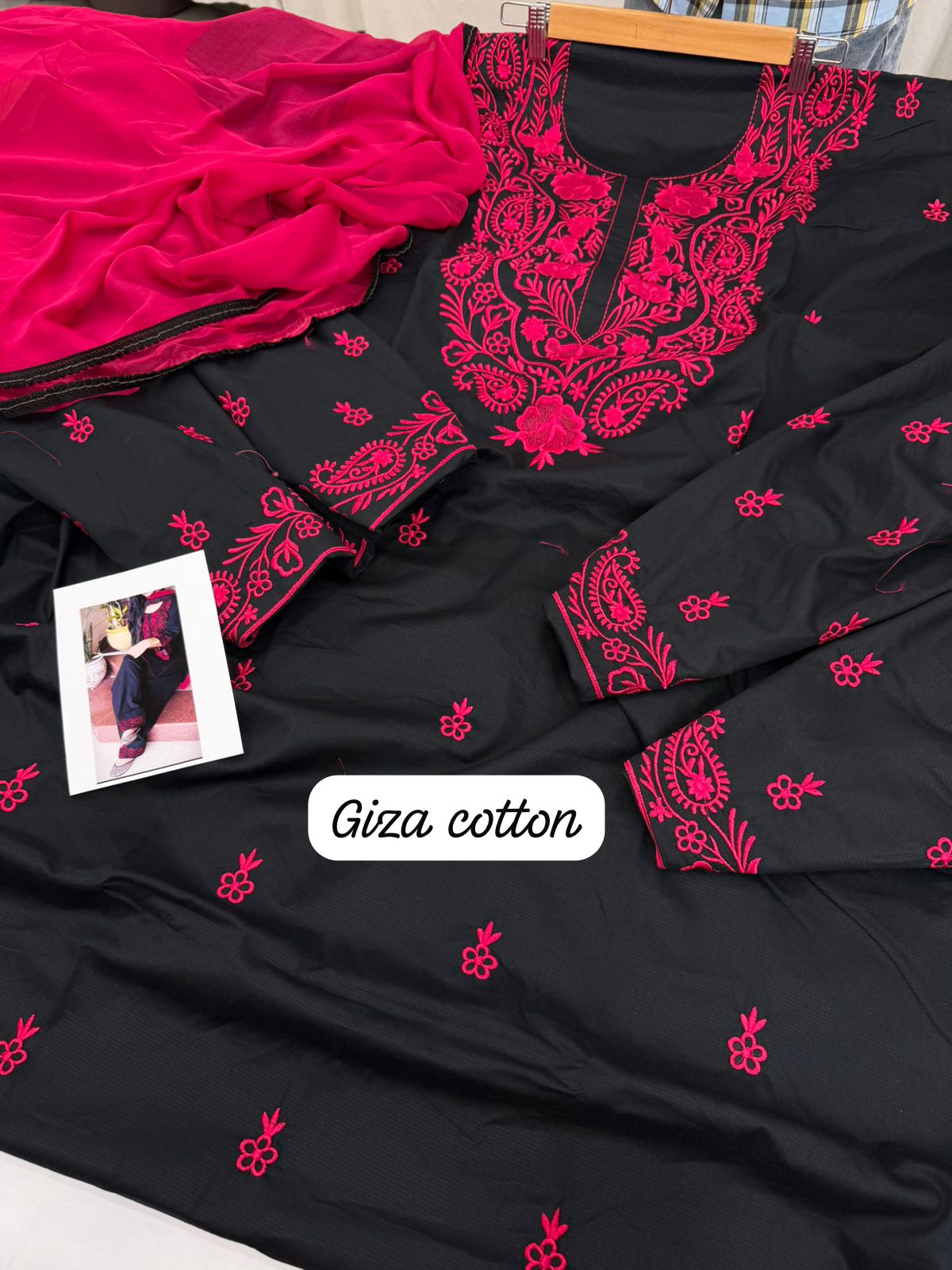 Pure Giza Cotton Punjabi Suit