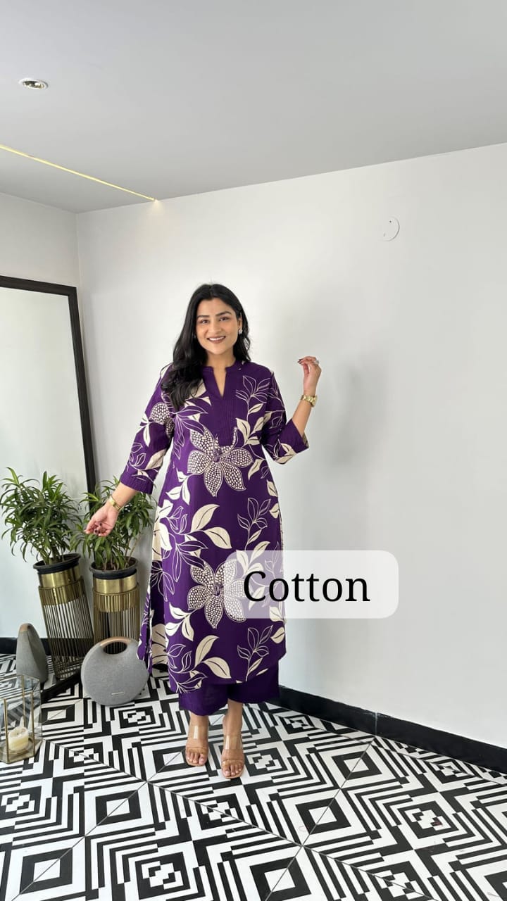 Pure Cotton Summer Cord-Set