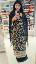 💖 Pure Crape Suit With Beautiful Peacock 🦚 Work 👌🏻