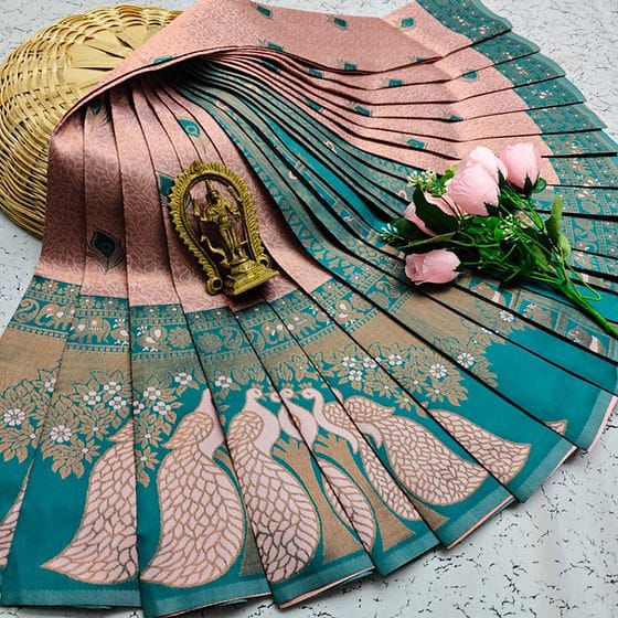 🔥NEW BANARASI PURE ZARI SAREE*