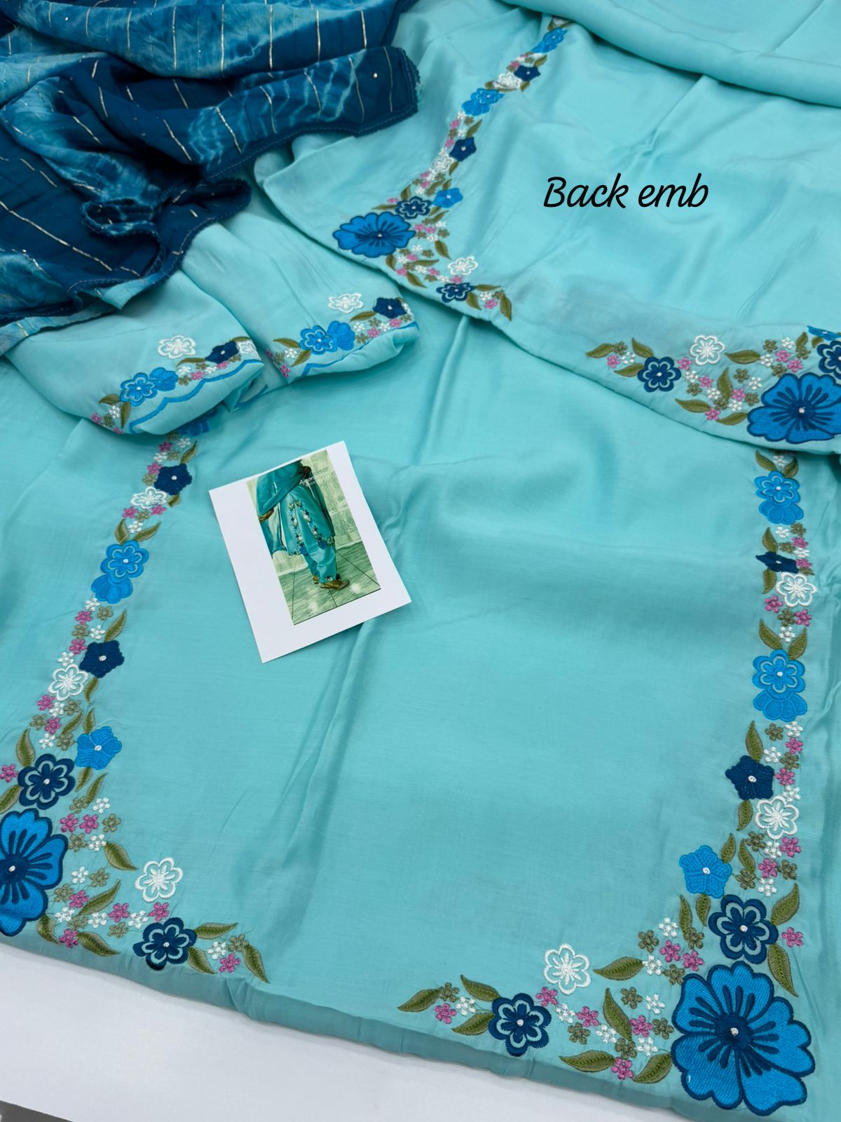 Muslin Silk Punjabi Suit