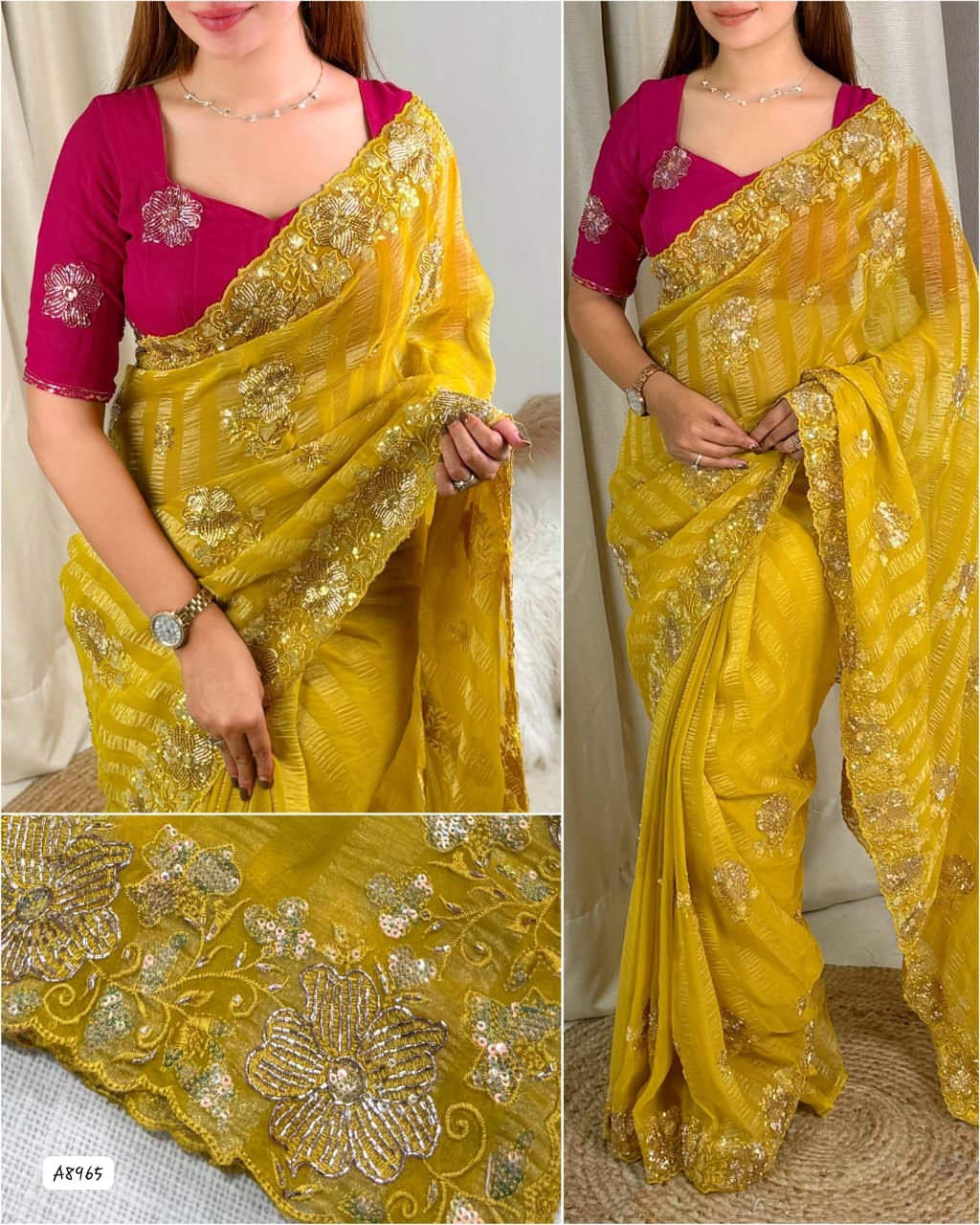 Beautiful Party Wear Saree 💖