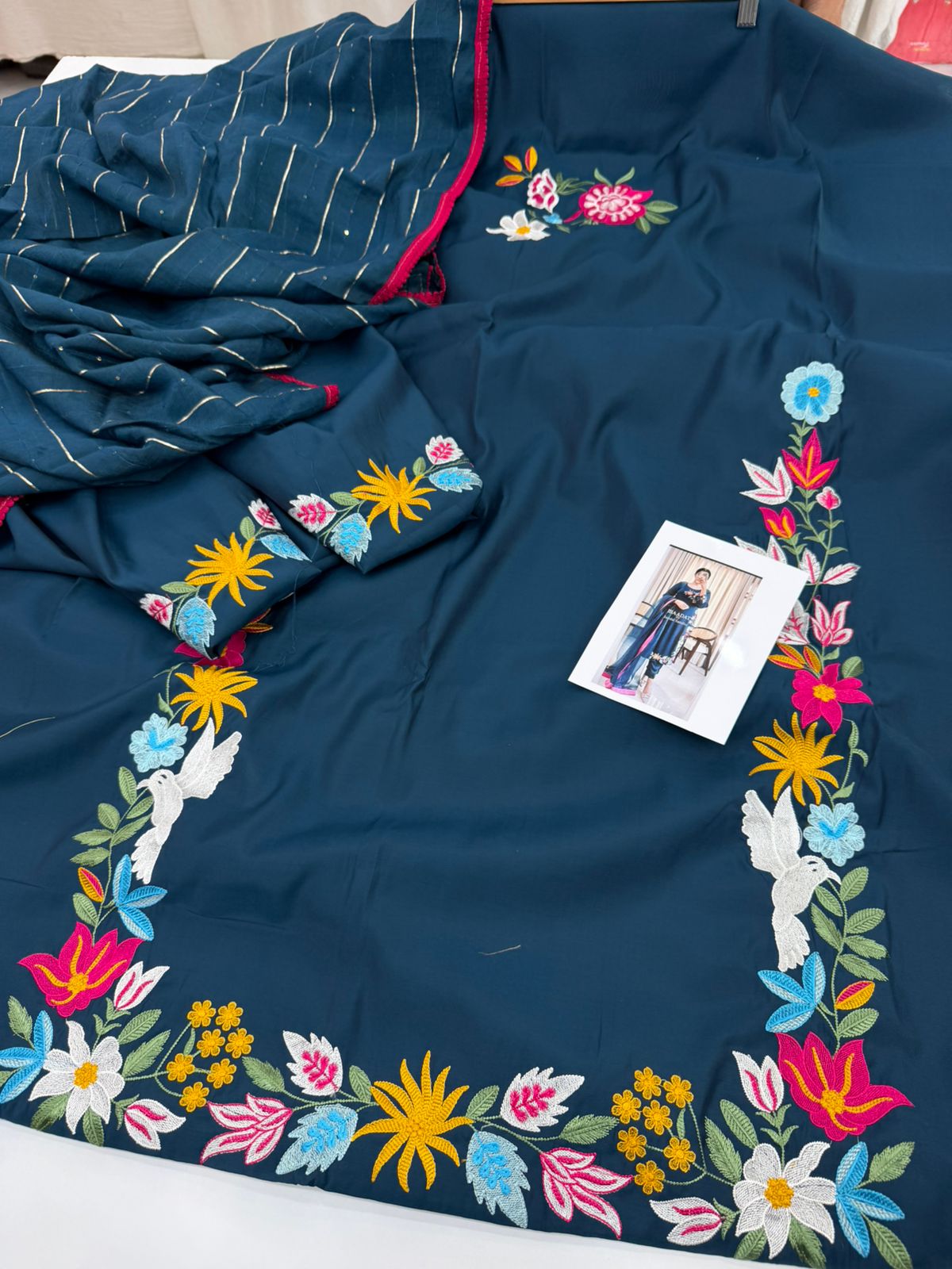 Muslin Silk Punjabi Suit