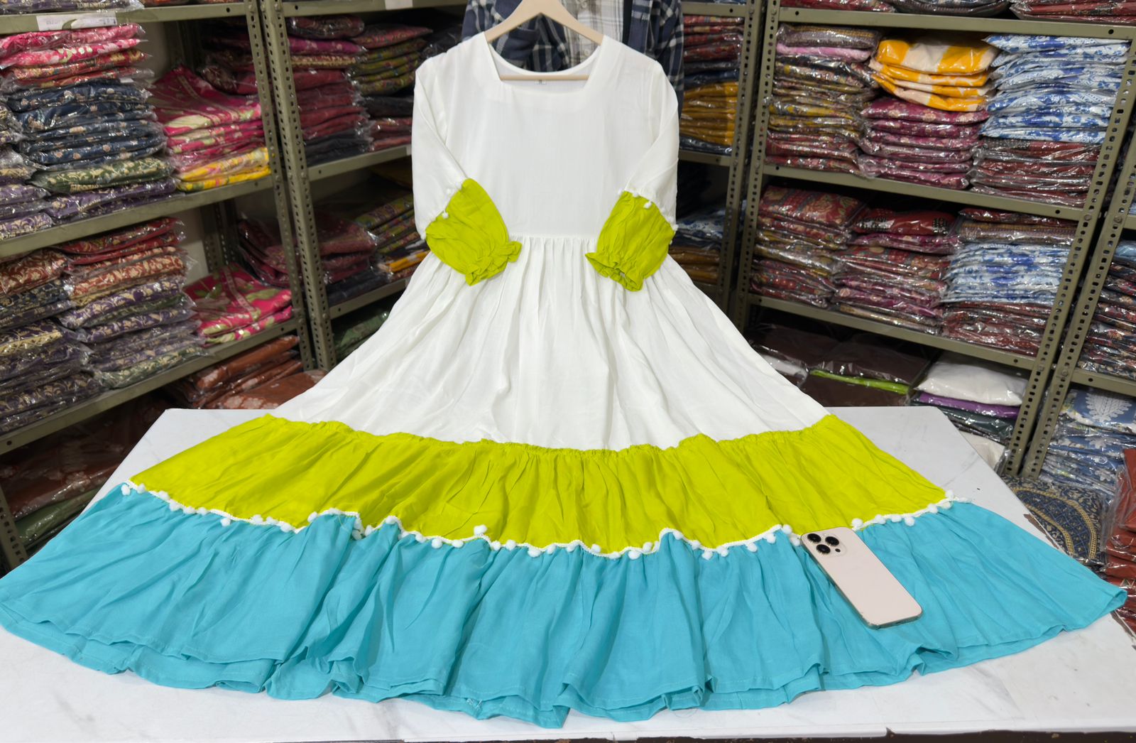 💖 Pure Cotton Party Wear Anarkali Dress 💖