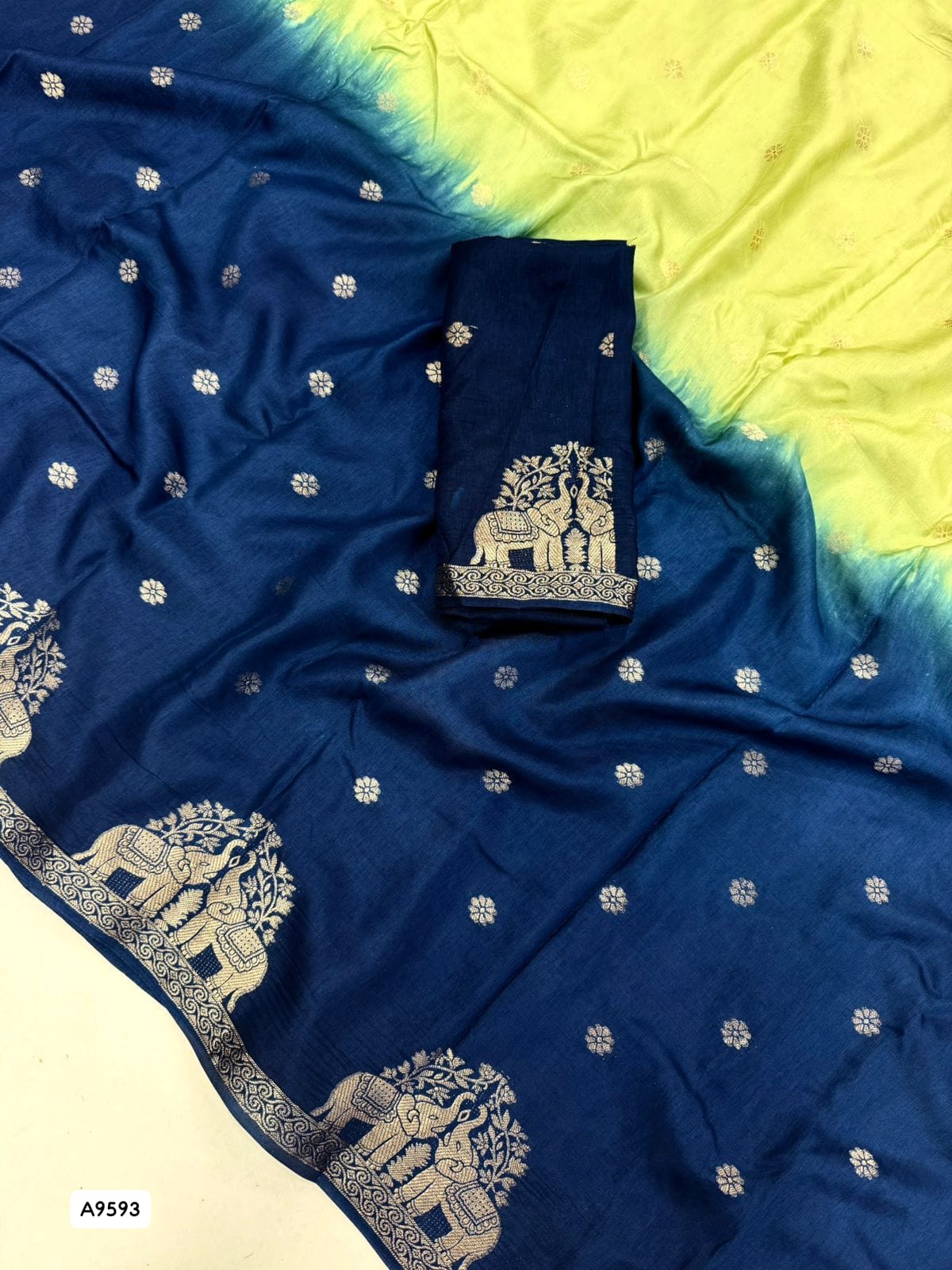 Muslin Silk Duble Shade Saree