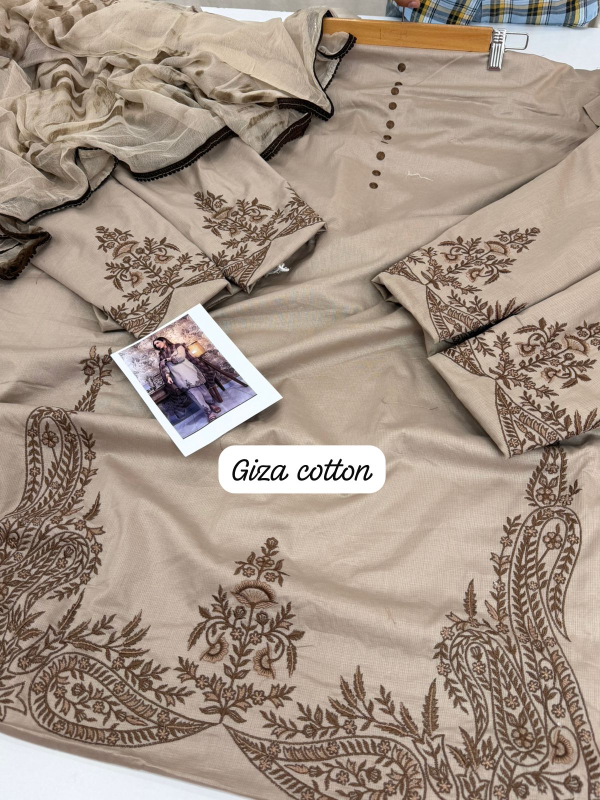 Pure Giza Cotton Punjabi Suit