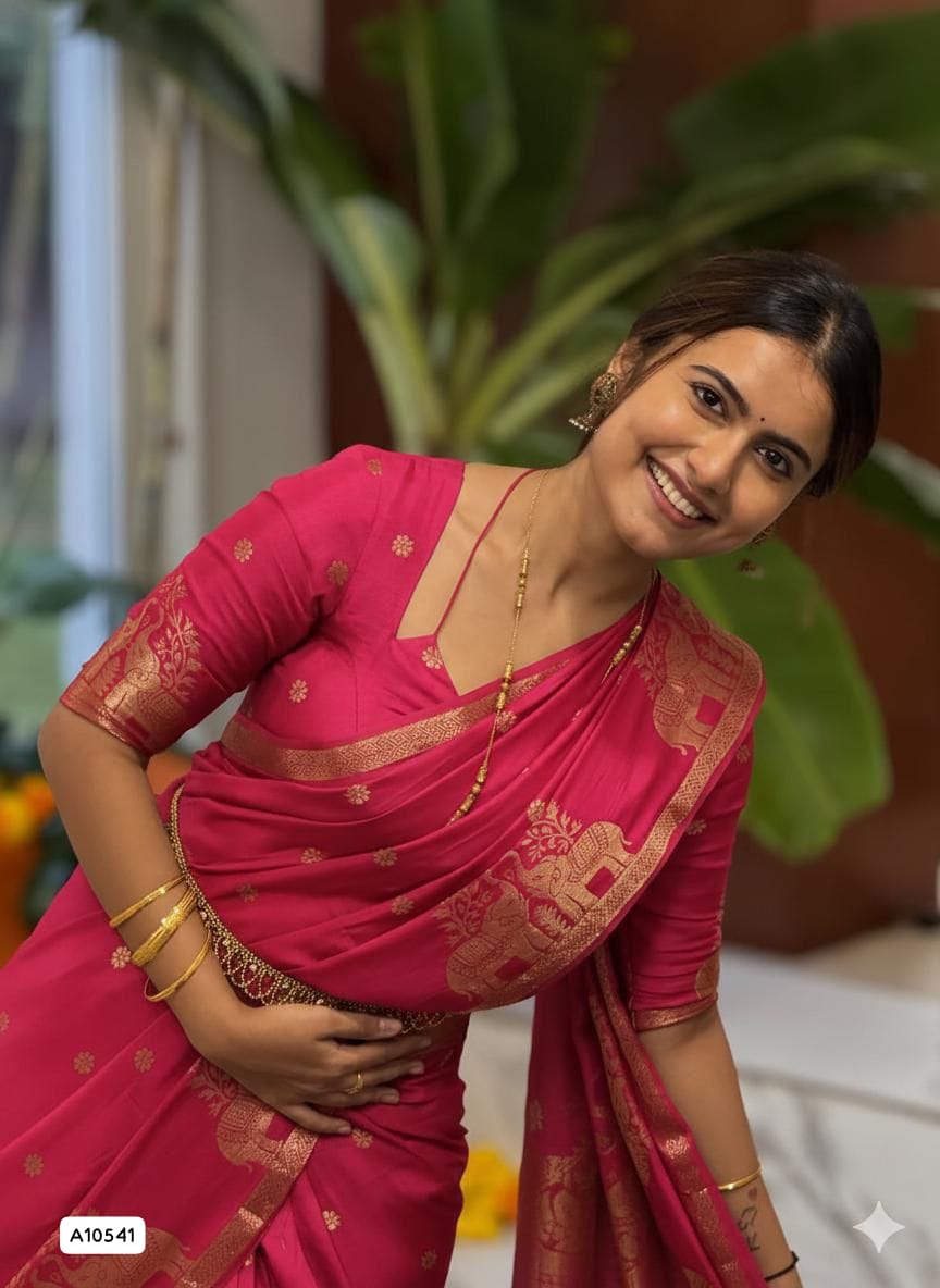 💖Pure Russian Viscose Party Wear Saree 💓