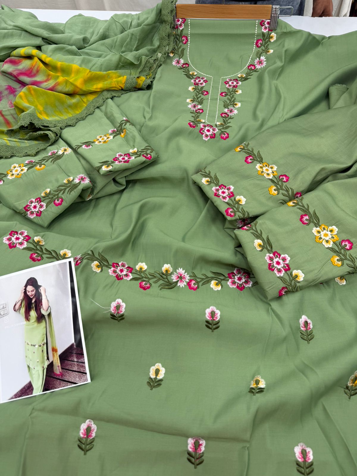 💖 Pure Muslin Cotton Party Wear Suit 💖