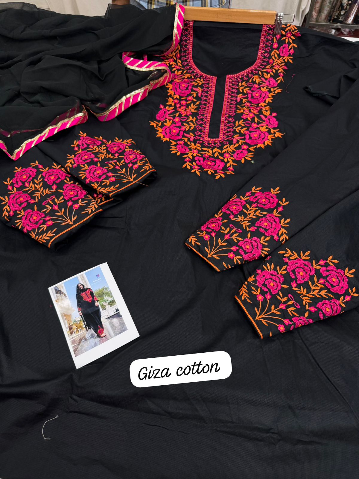 Pure Giza Cotton Punjabi Suit