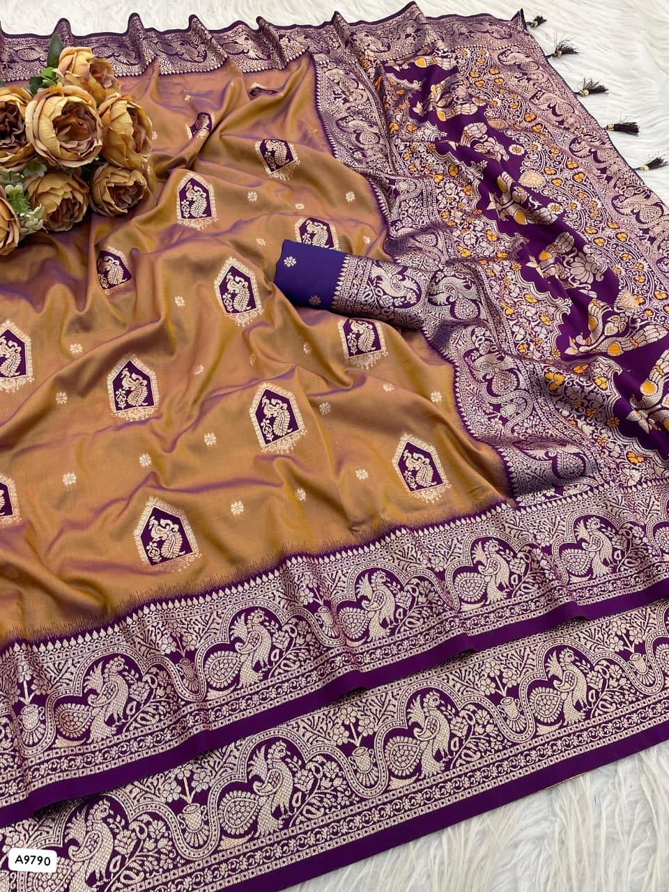 Party Wear Bnarsi Saree