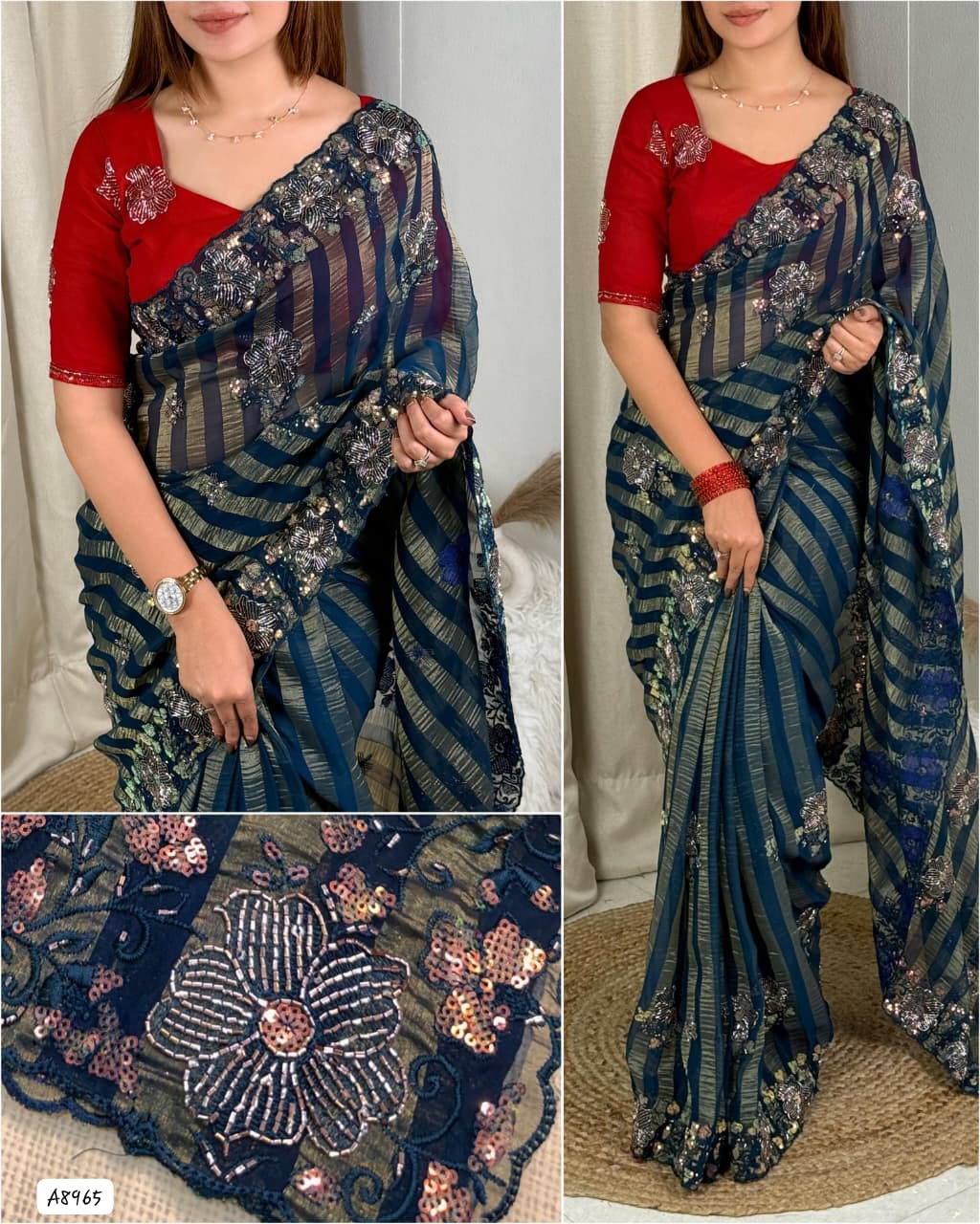 Beautiful Party Wear Saree 💖