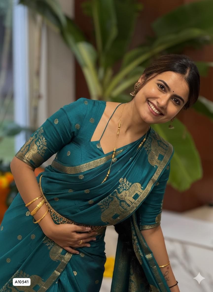 💖Pure Russian Viscose Party Wear Saree 💓