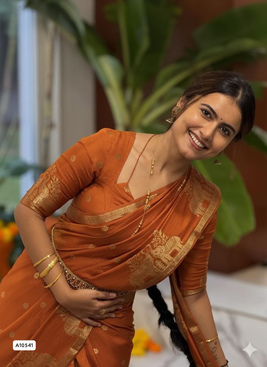 💖Pure Russian Viscose Party Wear Saree 💓