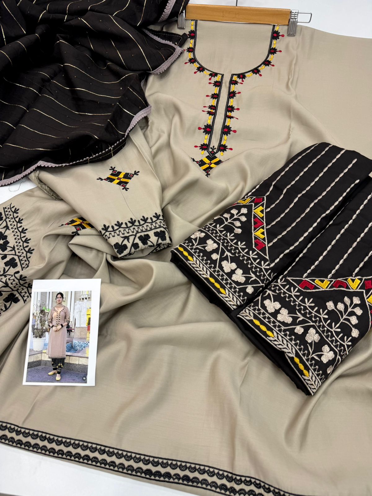 Pure Muslin Silk Punjabi Suit 💖