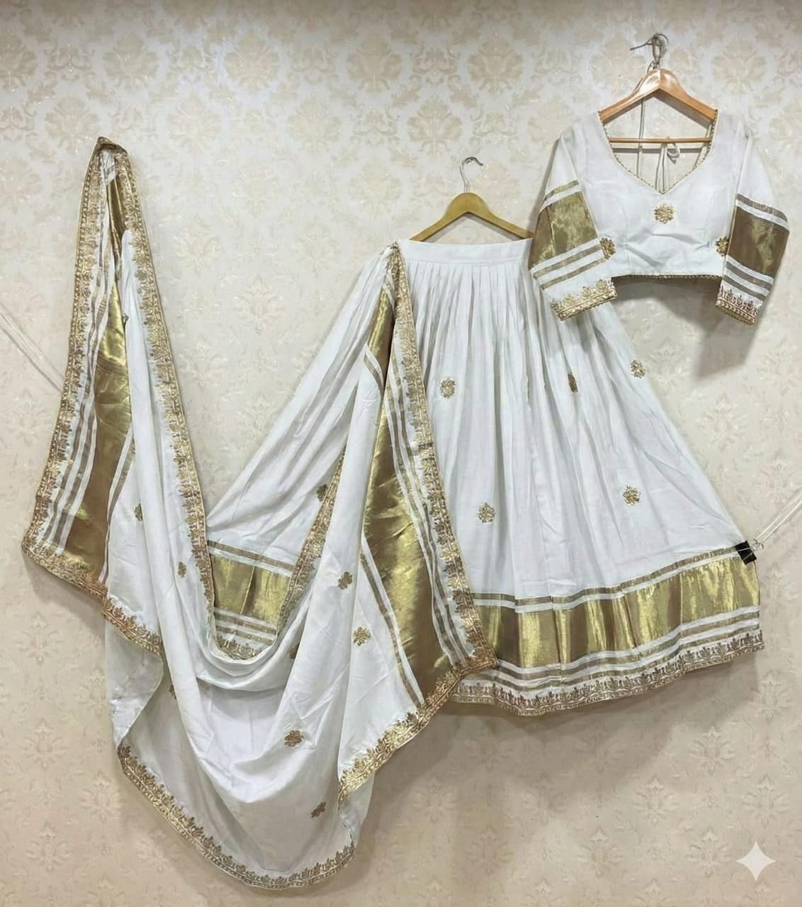 Modal gajji silk with gota work Lehenga choli Dress 👗