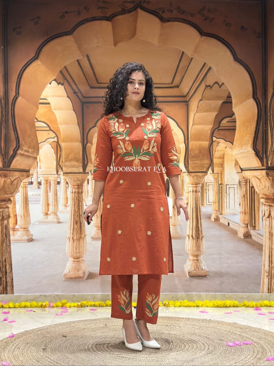 🔥Pure Cotton Party Wear Cord-Set 😍