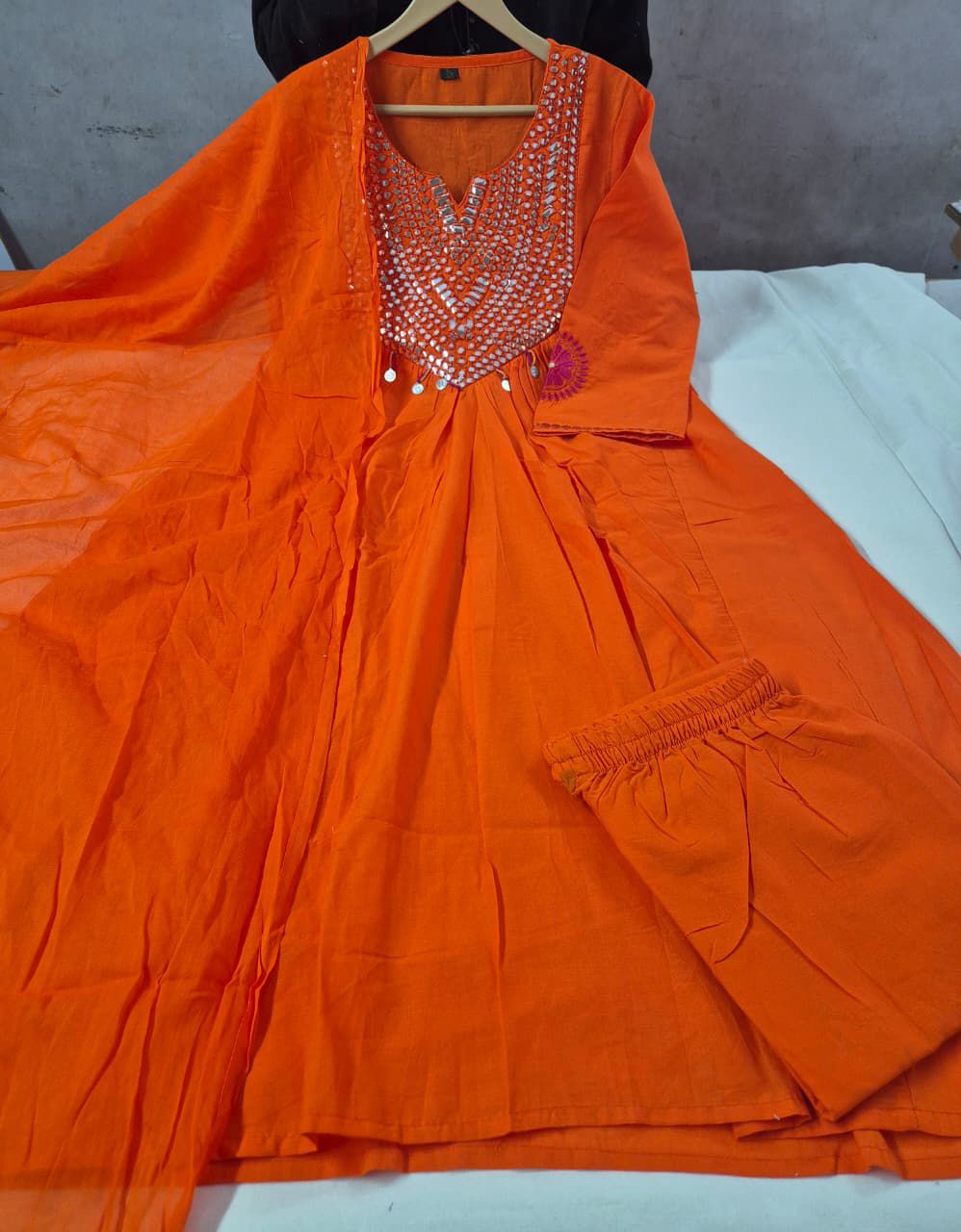 💫Cotton Party Wear Dress