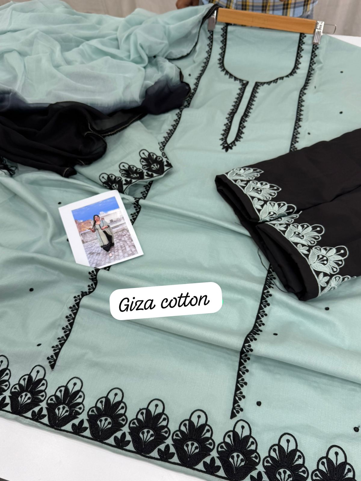 Pure Giza Cotton Punjabi Suit