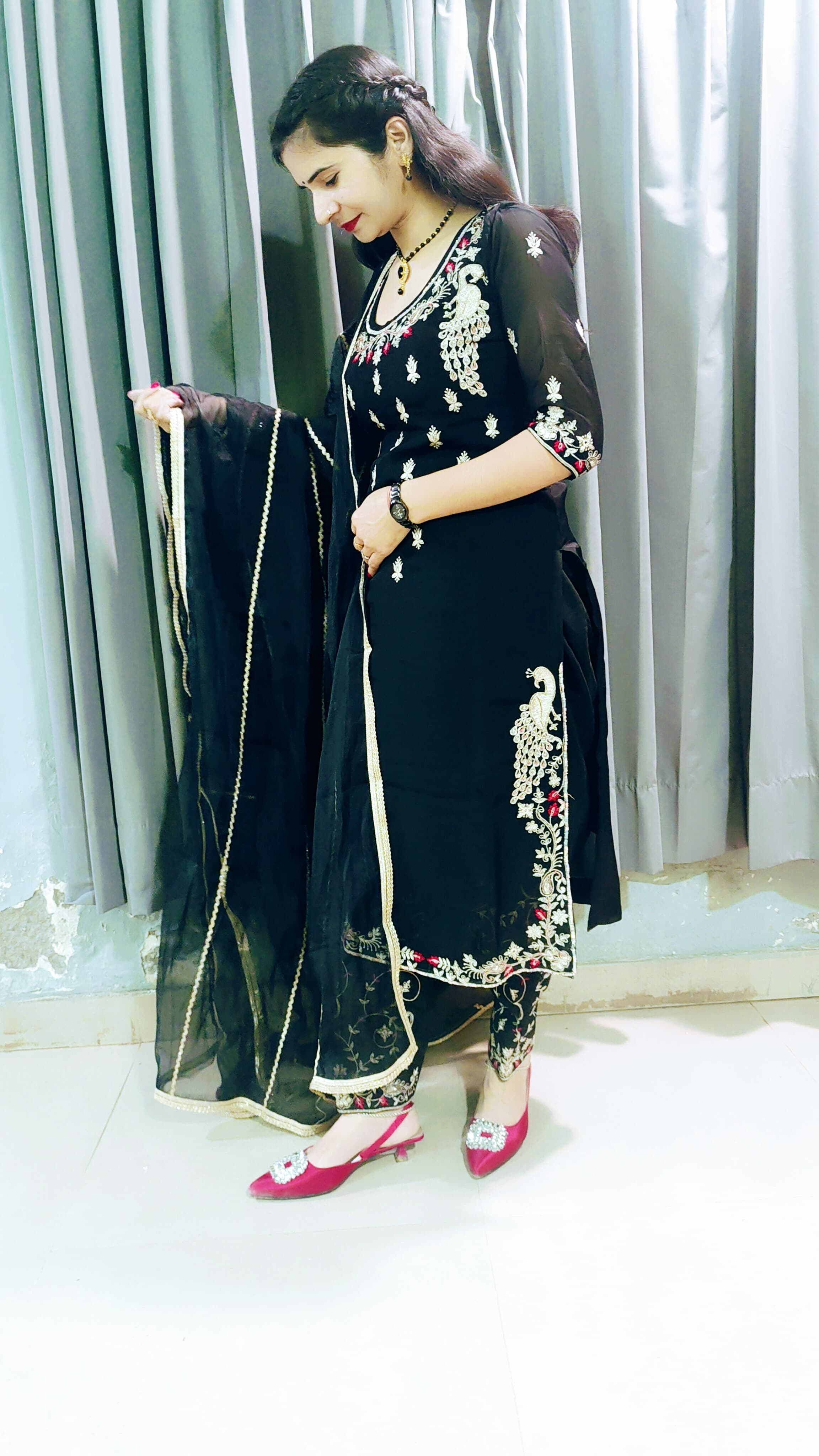 Punjabi Suit With Handwork
